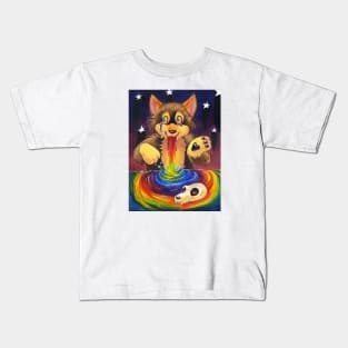 Rainbow Puppy Nightmare Kids T-Shirt